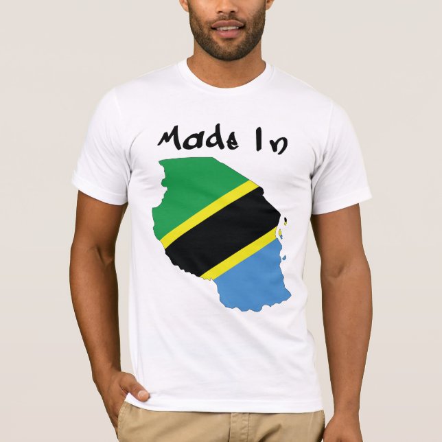 Der Made_In_Tanzania der Männer T-Shirt (Vorderseite)