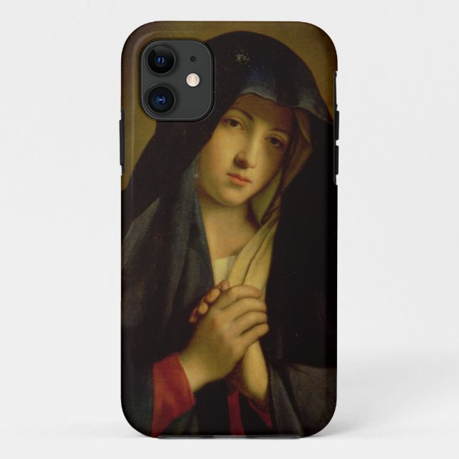 Der Madonna in der Sorge (Öl auf Leinwand) Case-Mate iPhone Hülle (Rückseite)