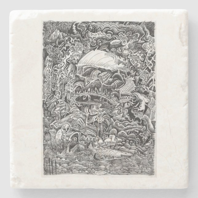 Der Maelstrom-wart Steinuntersetzer (Vorderseite)