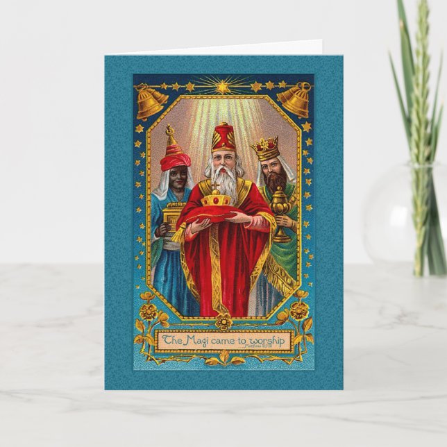 der Magi kam, um Viktorianische Weihnachten anzube (Vorderseite)