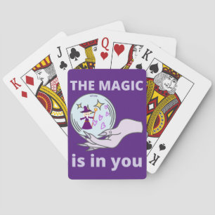 DER MAGIC IST IN EUCH inspirierende Geschenkidee Spielkarten
