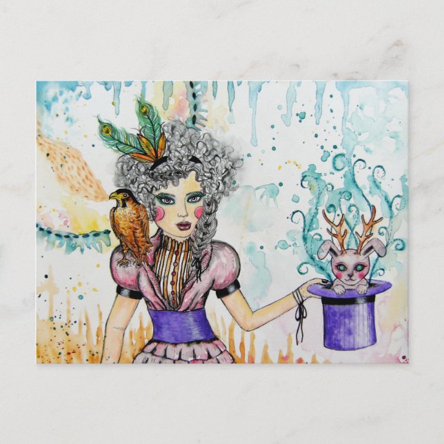 Der Magier Postkarte (Vorderseite)