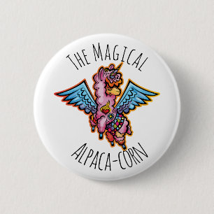 Der magische Alpaca-Mais Button