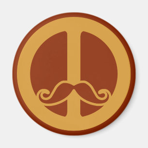 Der Magnet des Peace Stache