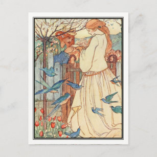 Der Maiden Song von Florence Harrison Postkarte