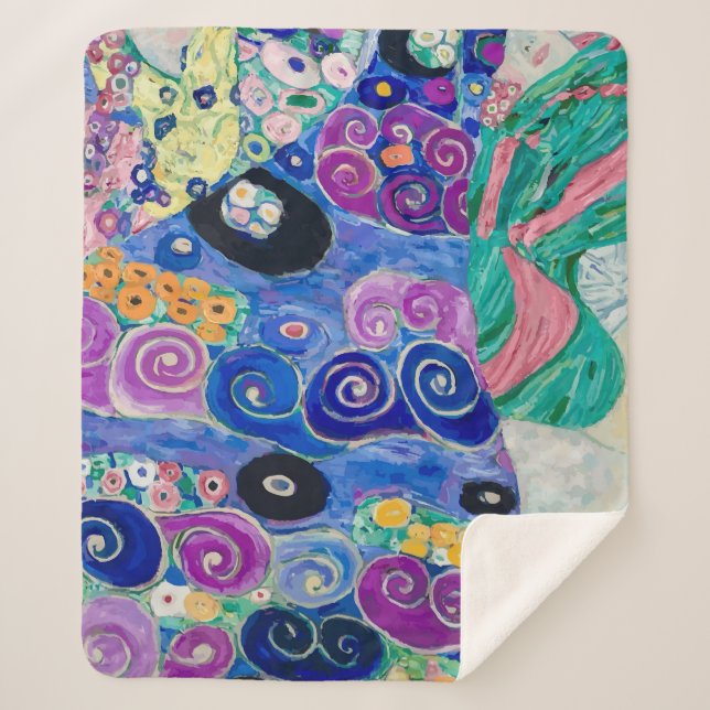 Der Maiden von Gustav Klimt Sherpadecke (Vorderseite)