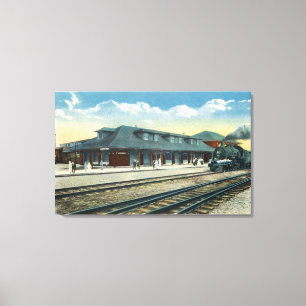 Der Maine-ZentralBahnhof Leinwanddruck