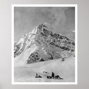 Der majestätische Mount McKinley 1908 Poster