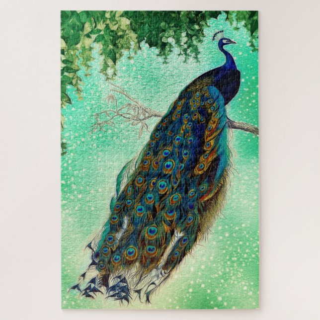 Der majestätische Pfau (Vertikal)