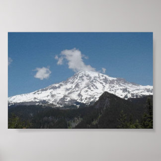 DER MAJESTISCHE MT. RAINIER POSTER