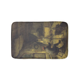 Der Maler in seiner Werkstatt (Künstlerstudio) Badematte