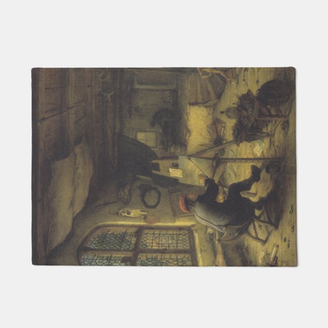 Der Maler in seiner Werkstatt (Künstlerstudio) Fußmatte (Vorderseite)