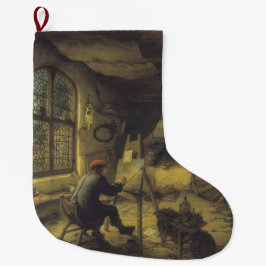 Der Maler in seiner Werkstatt (Künstlerstudio) Großer Weihnachtsstrumpf
