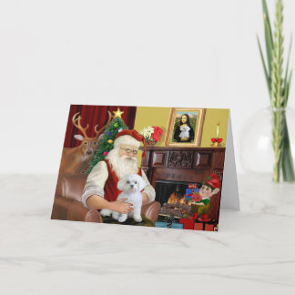 Der maltesische Weihnachtsmann Feiertagskarte