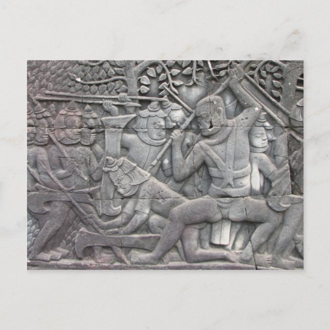 Der Mangel an Angkor Postkarte (Vorderseite)