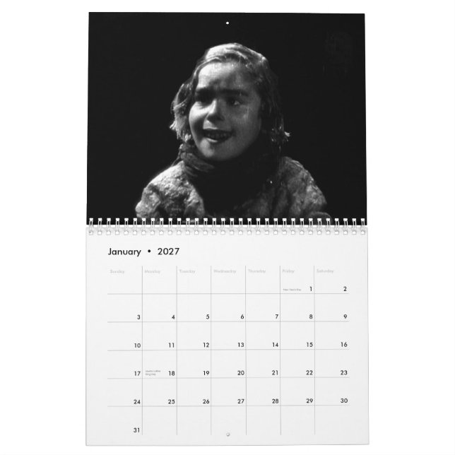Der Mann, der 1928 #2 lacht Kalender (Jan 2027)