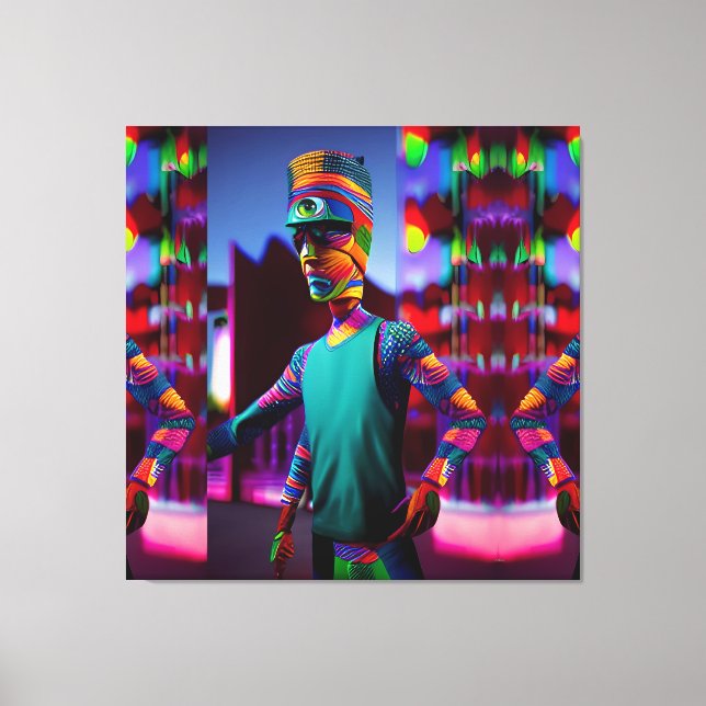 Der Mann, der mir den Kaffee gestochen hat - Ken G Leinwanddruck (Vorderseite)