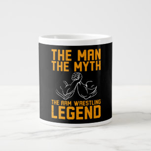 Der Mann, der Mythos Arm Wrestling Legende Jumbo-Tasse