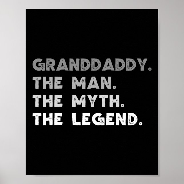Der Mann, der Mythos, der Coole Großpapa Poster (Vorne)