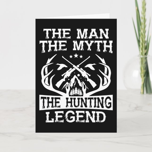 Der Mann der Mythos der Jagdlegende - Lager Karte (Vorderseite)