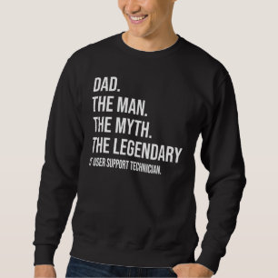 Der Mann, der Mythos, der legendäre IT-Nutzer unte Sweatshirt