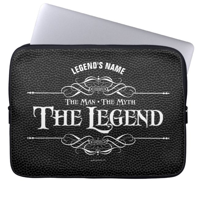 Der Mann, der Mythos, der legendäre Laptop-Sieb Laptopschutzhülle (Vorderseite)
