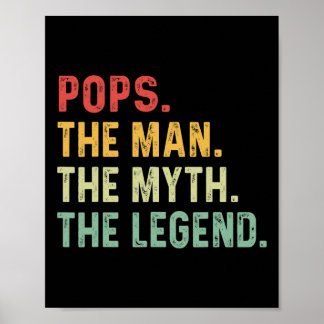 Der Mann, der Mythos, der legendäre Väter-Tag Gesc Poster