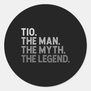Der Mann der Mythos Der legendäre Vatertag lustig Runder Aufkleber