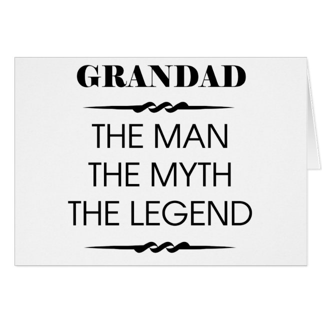 Der Mann, der Mythos, der Legende (Vorderseite (Horizontal))