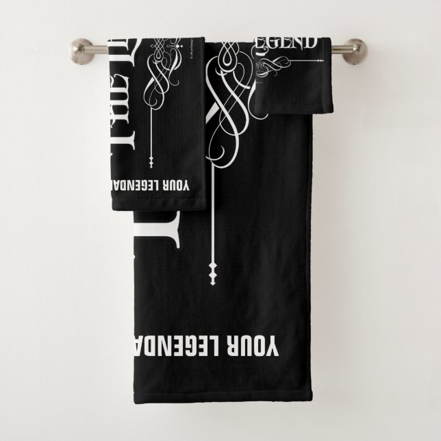 Der Mann, der Mythos, der Legende Badhandtuch Set (Insitu)