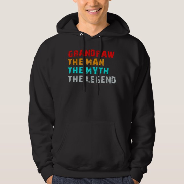 Der Mann, der Mythos der Legende Hoodie (Vorderseite)