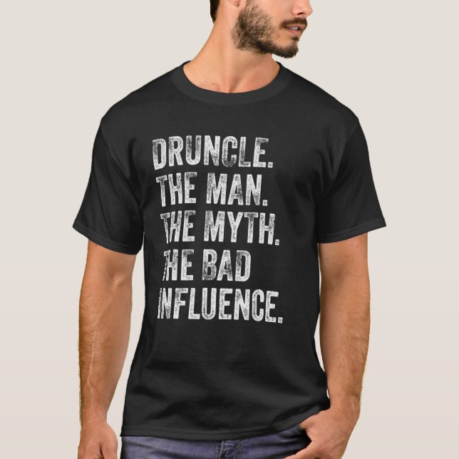 Der Mann, der Mythos, der schlechte Einfluss Onkel T-Shirt (Vorderseite)