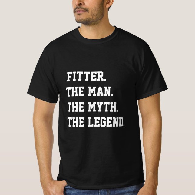 Der Mann, der Mythos, der T - Shirt der Legende (Vorderseite)