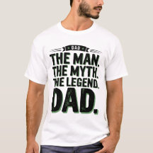 Der Mann, der Mythos, der T - Shirt des legendären