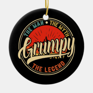 Der Mann, der Mythos, der Tag des legendären Vater Keramik Ornament