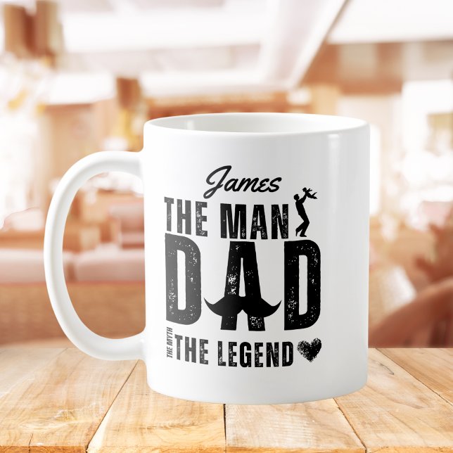 Der Mann, der Mythos, der VATER der Legende, Coole Kaffeetasse (Von Creator hochgeladen)