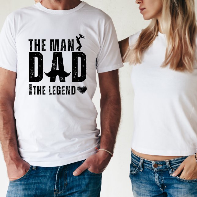 Der Mann, der Mythos, der VATER der Legende, Coole T-Shirt (Von Creator hochgeladen)