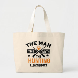 Der Mann Der Mythos Die Jagdlegende - Hirsch Jumbo Stoffbeutel