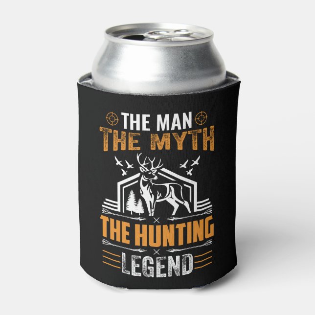Der Mann, der Mythos, die Jagdlegende - Hirschhütt Dosenkühler (Kanne Vorderseite)