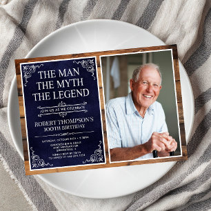 Der Mann Der Mythos Die Legende 100. Geburtstag Einladung