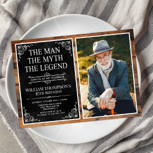 Der Mann Der Mythos Die Legende 85. Geburtstag Einladung