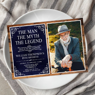Der Mann Der Mythos Die Legende 85. Geburtstag Einladung