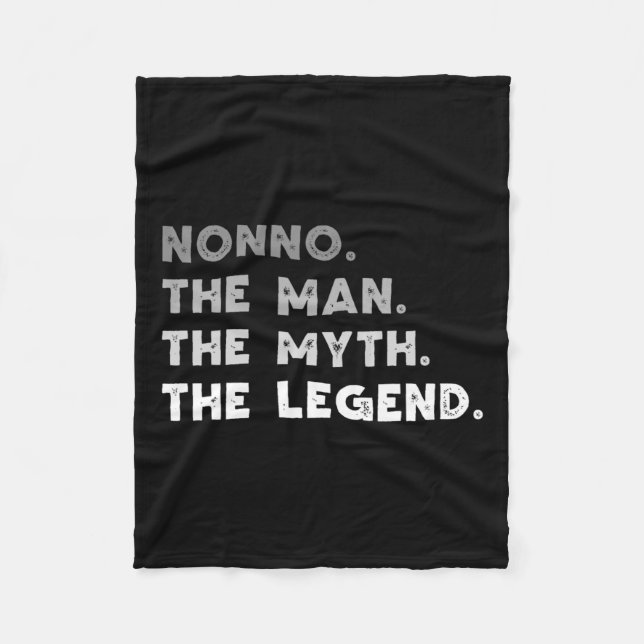 Der Mann, der Mythos, die Legende Coolen Nonno Fleecedecke (Vorderseite)