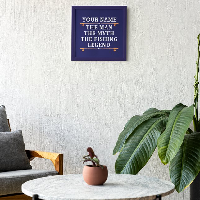 Der Mann, der Mythos, die Legende des Fischens per Fotodruck (Von Creator hochgeladen)