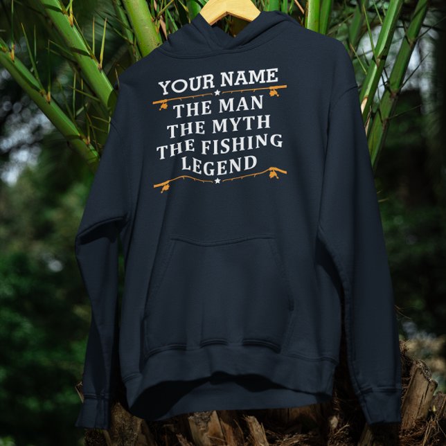 Der Mann, der Mythos, die Legende des Fischens per Hoodie (Von Creator hochgeladen)