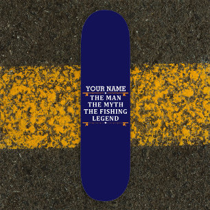 Der Mann, der Mythos, die Legende des Fischens per Skateboard