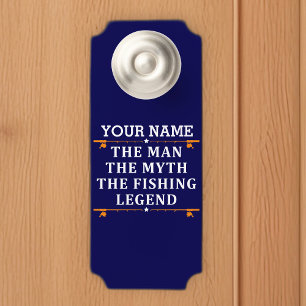 Der Mann, der Mythos, die Legende des Fischens per Türanhänger