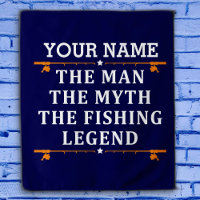 Der Mann, der Mythos, die Legende des Fischens per