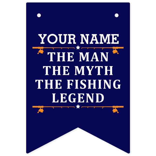 Der Mann, der Mythos, die Legende des Fischens per Wimpelkette (Erste Fahne)