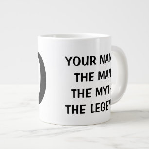 DER MANN DER MYTHOS DIE LEGENDE extra große Jumbo- Jumbo-Tasse
